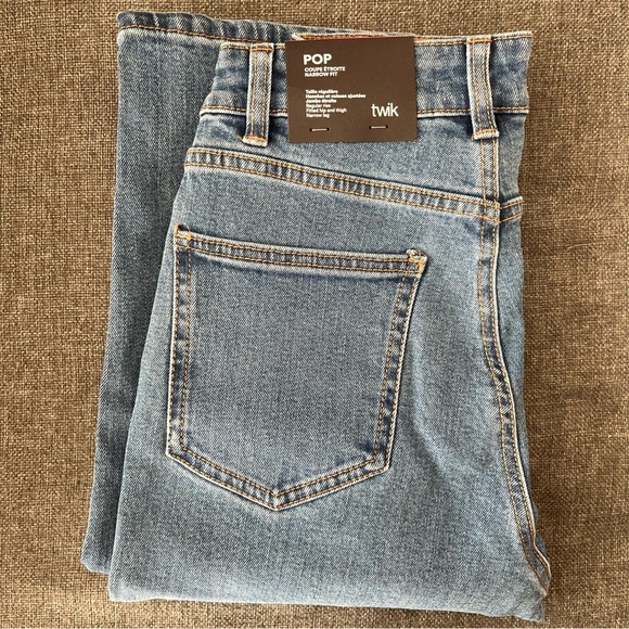 twik Denim - Pop Narrow Fit Medium Wash Jeans New With Tag